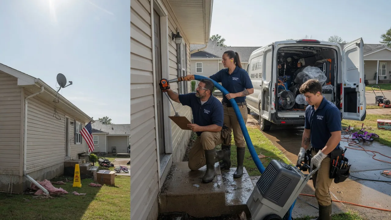 Ceiling Water Damage Restoration in Ormsby, MN near me
